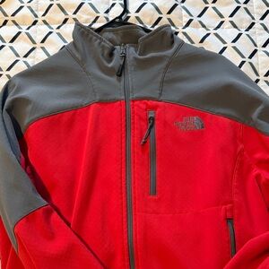 The North Face Men's Bold Red and Gray Performance Jacket